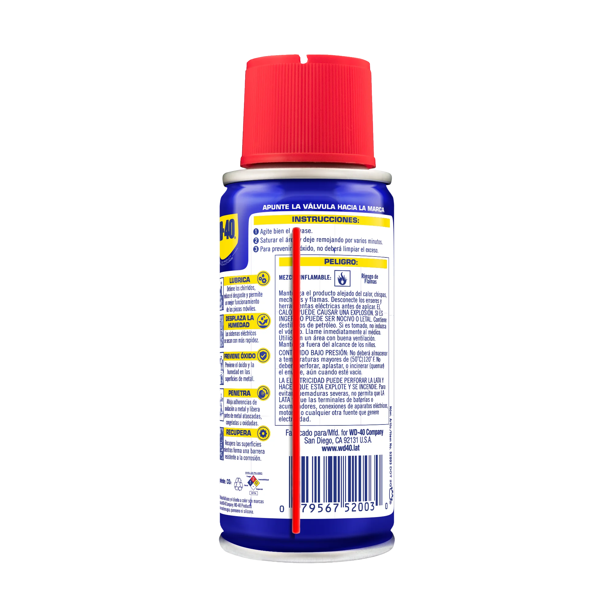 Producto Multiusos vista dorsal