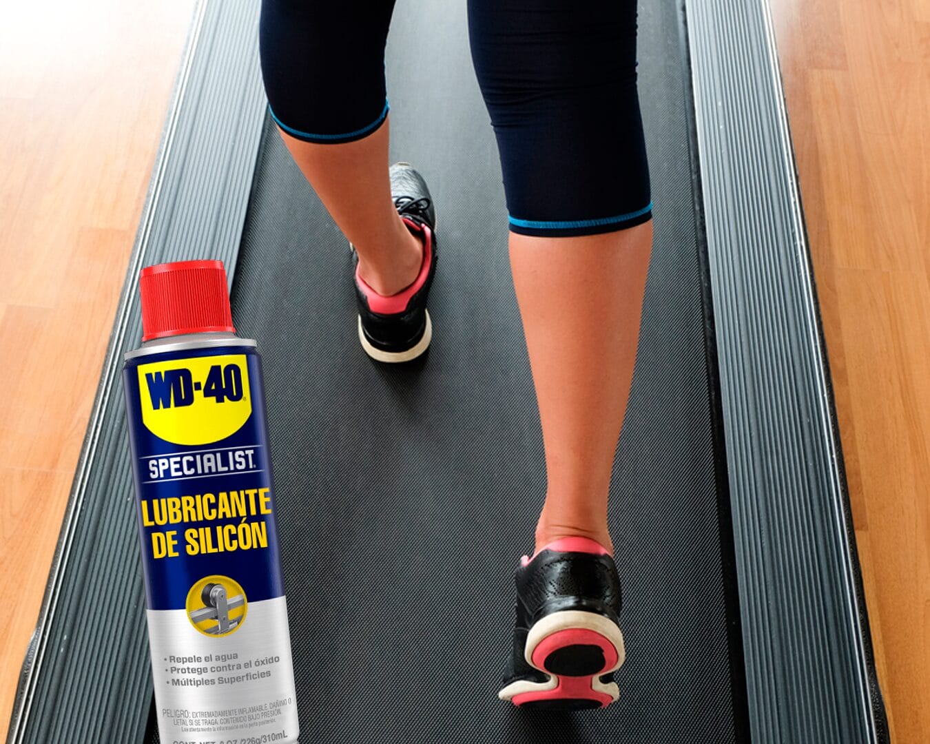 Cmo lubricar la banda o cinta de tu caminadora WD-40 Latinoamrica