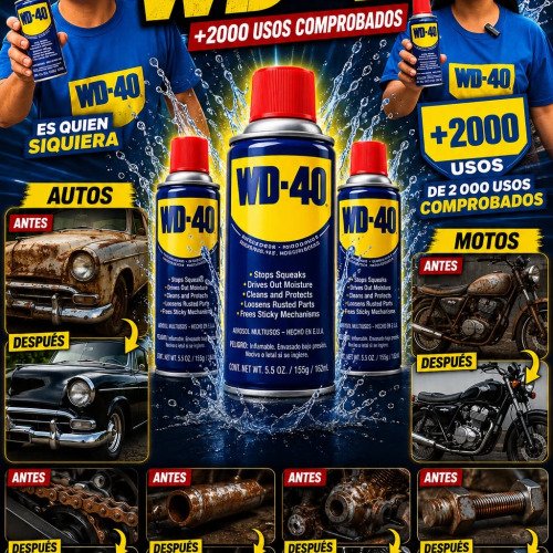 Reto WD-40: Reparación, protección y mantenimiento
