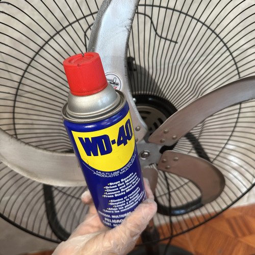 🤩✨Con WD 40, todo es posible. Por ello presento mi proyecto, protección y limpieza de ventilador !! 🙂✨