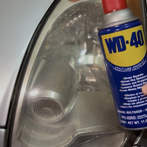 🤩✨Con WD 40, todo es posible. Por ello presento mi proyecto: limpieza y brillo faros de carro !! 🙂✨